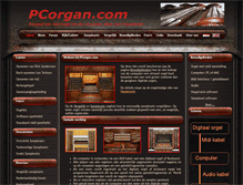 Tablet Screenshot of pcorgan.com